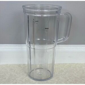 NutriBullet Replacement Tall Cup with Handle Clear Plastic Blending Jar 24oz